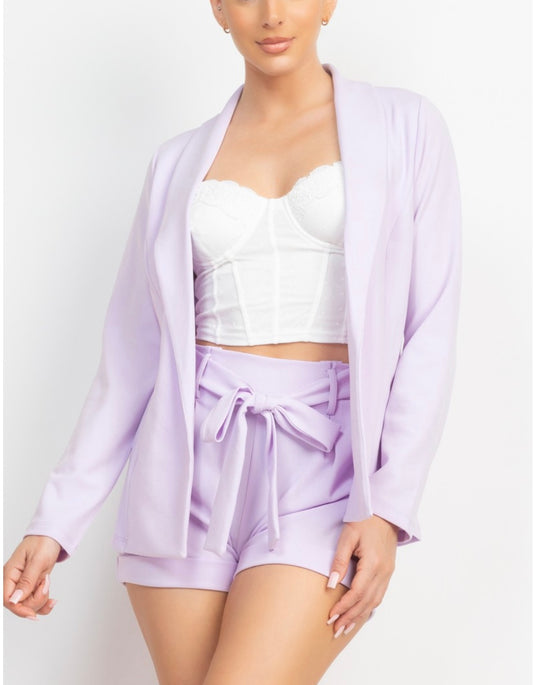 Blazer Shorts Set