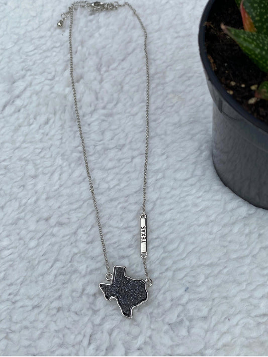 Texas state necklace
