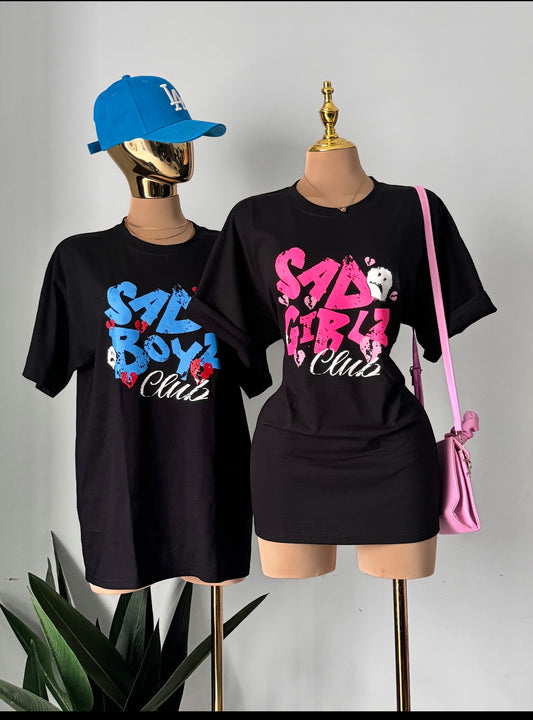 Sadboyz/sadgirlz club tee