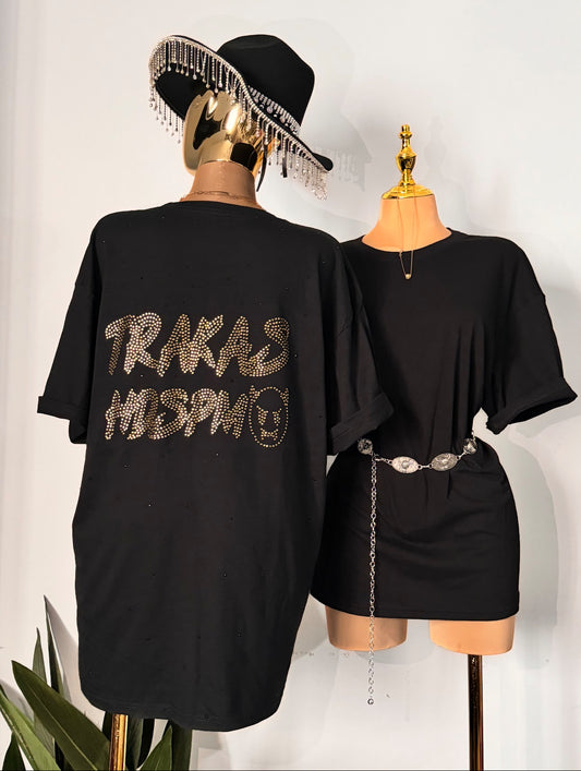 Trakas HDSPM rhinestone oversize tee