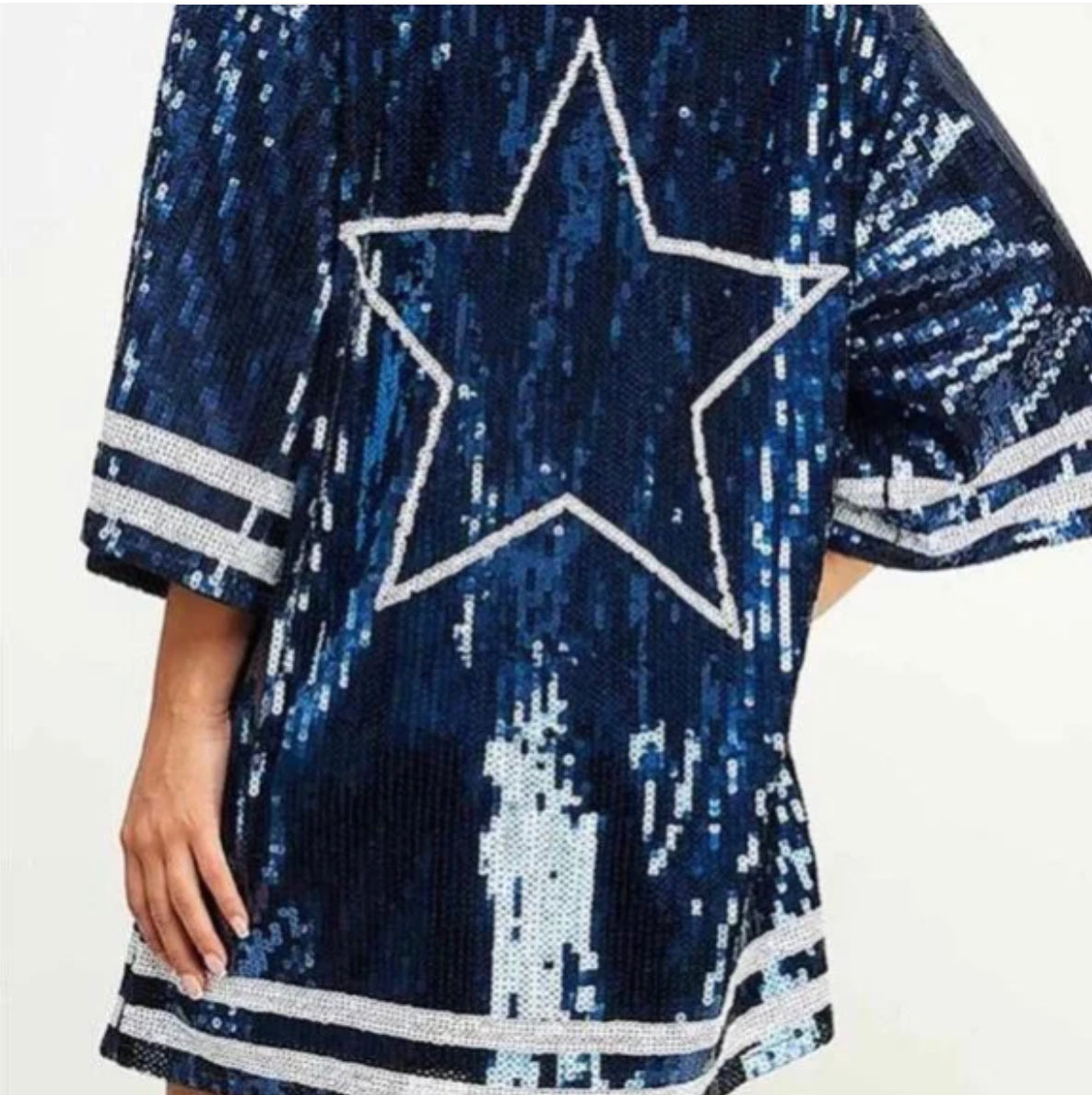 Dallas Football sequin dress