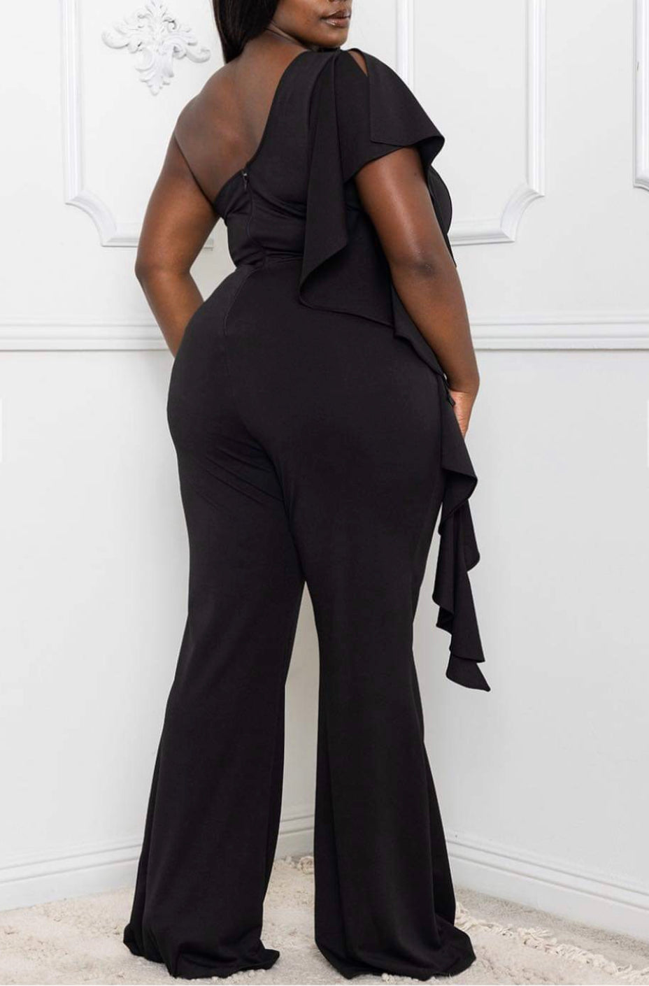 Angie- Black Jumpsuit Plus size