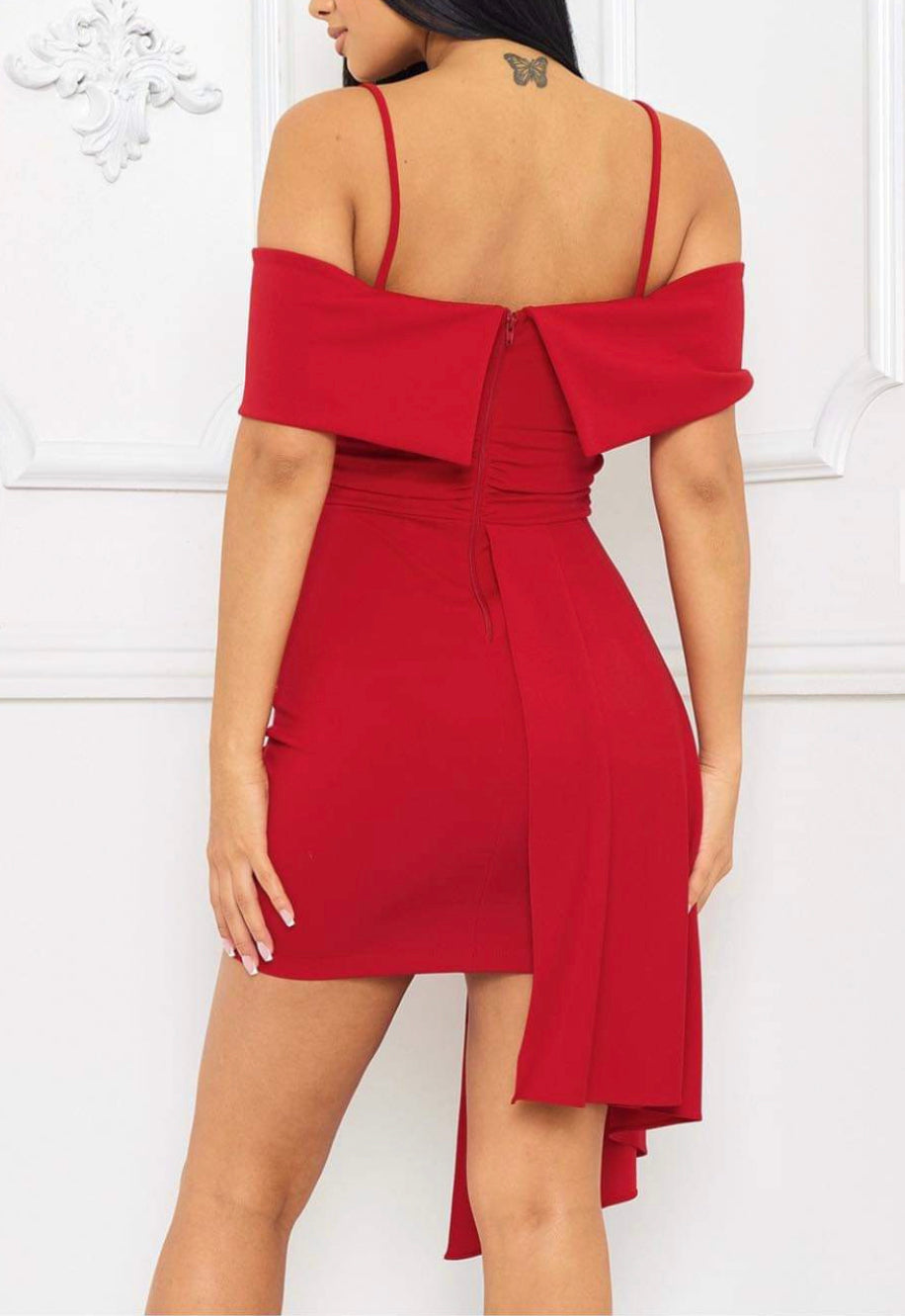 Rosie Dress-Red